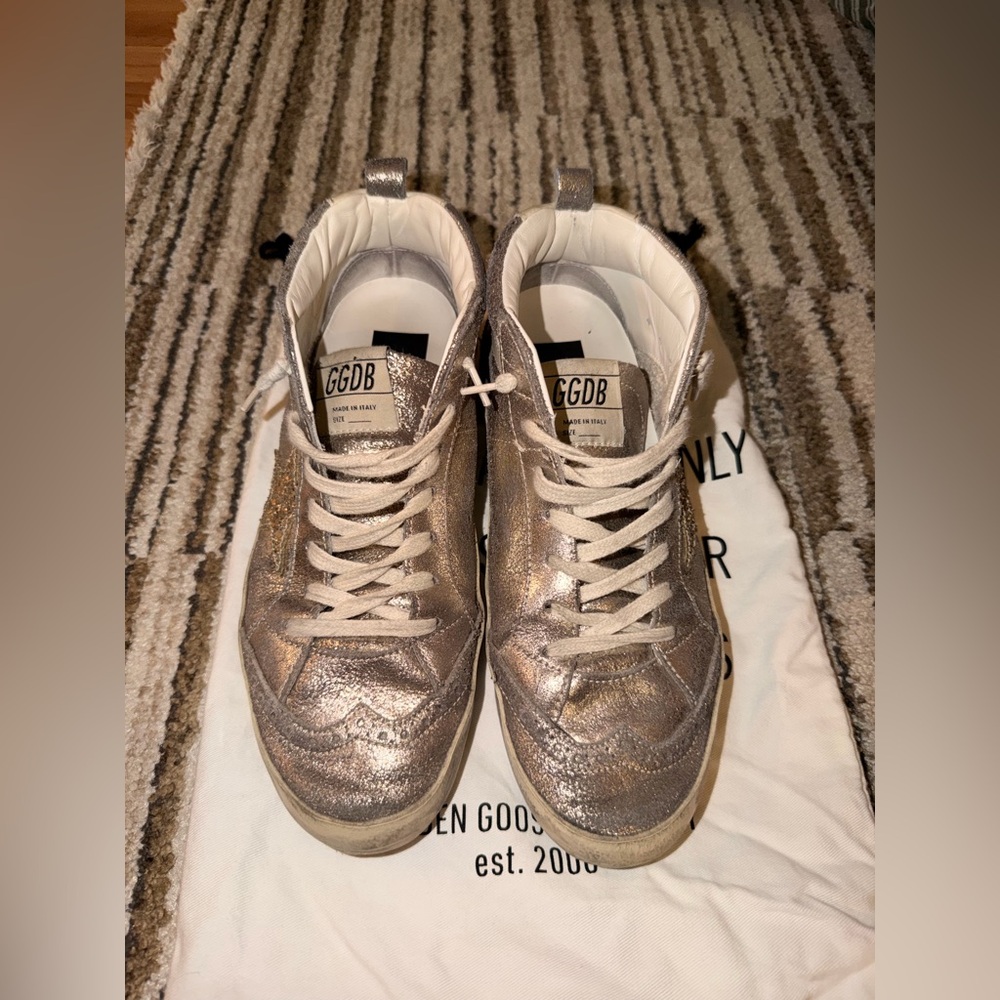 Golden Goose Metallic Sneakers
